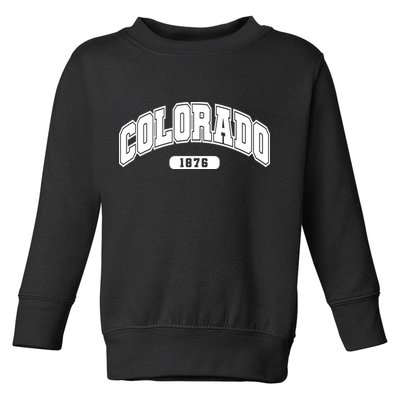 Colorado Collegiate Style 1876 Toddler Sweatshirt