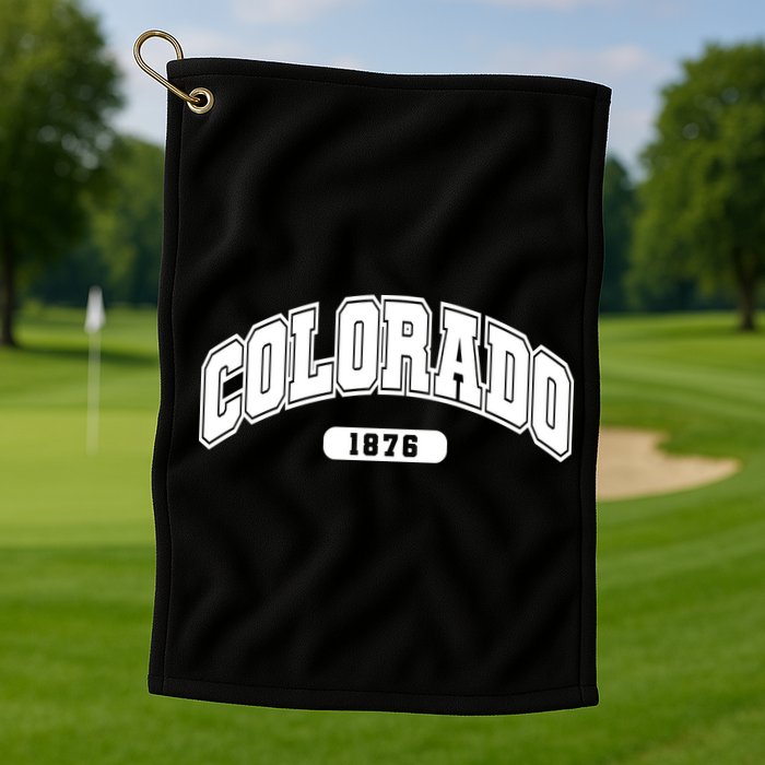 Colorado Collegiate Style 1876 Golf Towel