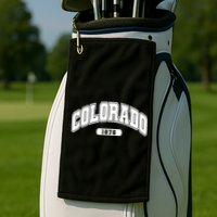 Colorado Collegiate Style 1876 Golf Towel