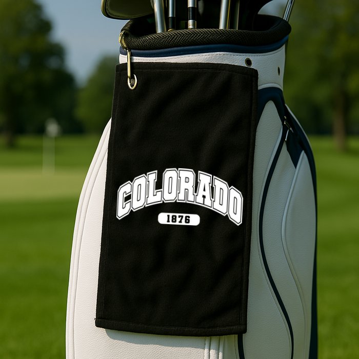 Colorado Collegiate Style 1876 Golf Towel
