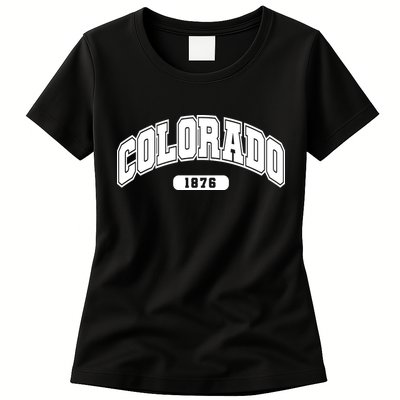 Colorado Collegiate Style 1876 Womens T-Shirt