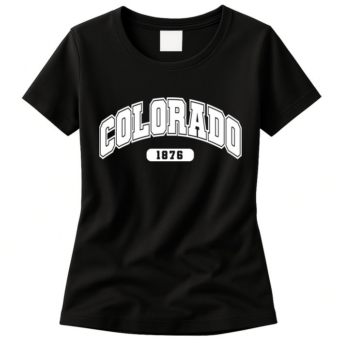 Colorado Collegiate Style 1876 Womens T-Shirt
