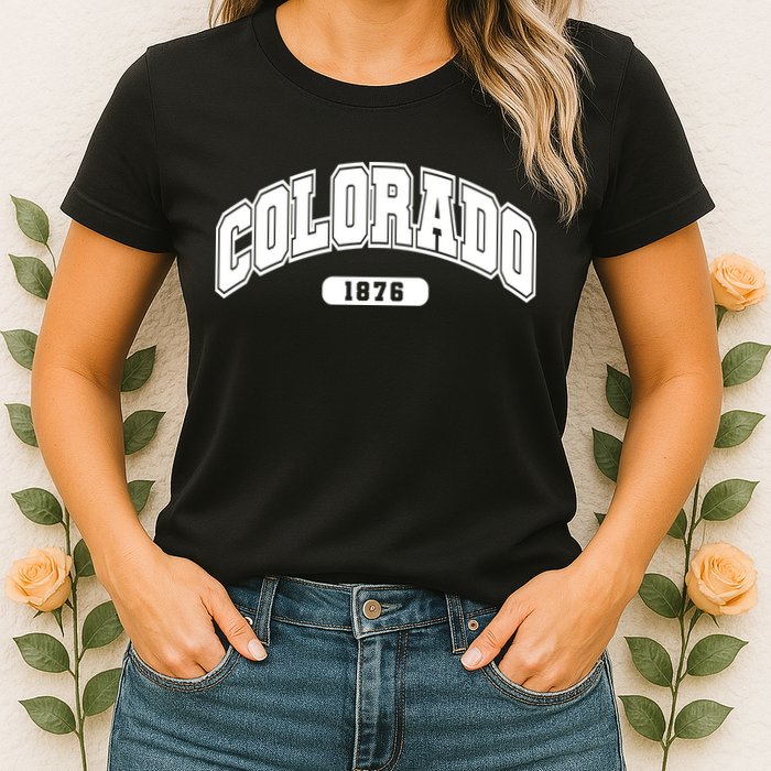 Colorado Collegiate Style 1876 Womens T-Shirt