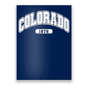 Colorado Collegiate Style 1876 Poster