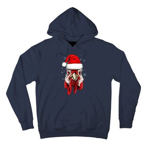 Chicken Christmas Santa Hat Xmas Boy Girl Hoodie