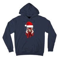 Chicken Christmas Santa Hat Xmas Boy Girl Hoodie