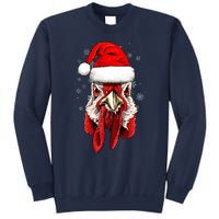 Chicken Christmas Santa Hat Xmas Boy Girl Sweatshirt