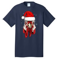 Chicken Christmas Santa Hat Xmas Boy Girl Tall T-Shirt