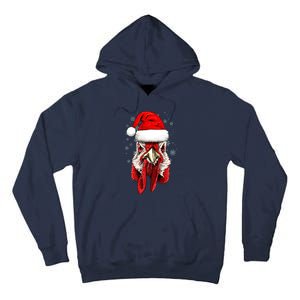 Chicken Christmas Santa Hat Xmas Boy Girl Tall Hoodie