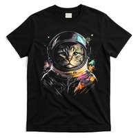 Cosmic Cat Space Astrocat In The Galaxy Graphic T-Shirt