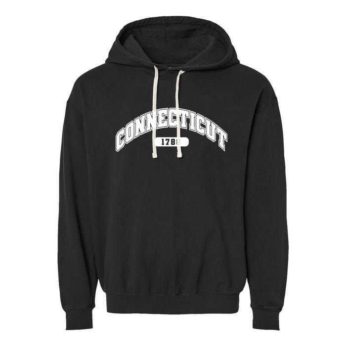 Connecticut Collegiate Style 1788 Garment-Dyed Fleece Hoodie