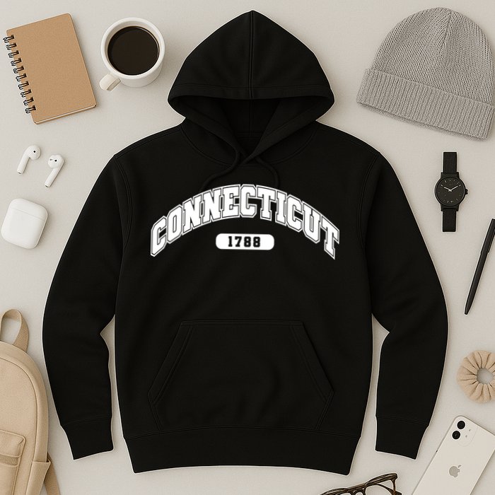 Connecticut Collegiate Style 1788 Hoodie