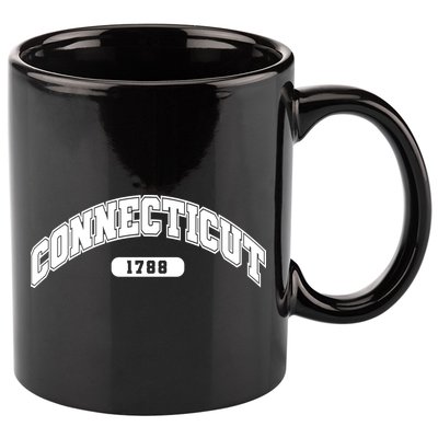 Connecticut Collegiate Style 1788 11oz C Handle Ceramic Mug
