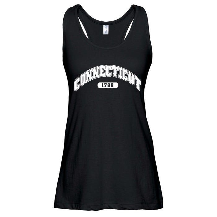 Connecticut Collegiate Style 1788 Ladies Essential Flowy Tank