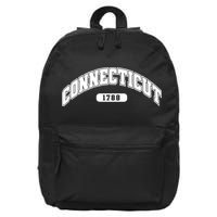 Connecticut Collegiate Style 1788 16 in Basic Backpack