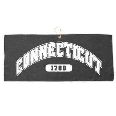 Connecticut Collegiate Style 1788 Large Microfiber Waffle Golf Towel