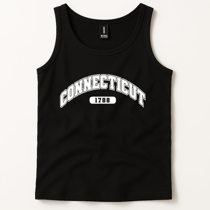 Connecticut Collegiate Style 1788 Tank Top