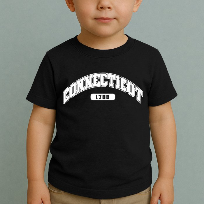 Connecticut Collegiate Style 1788 Toddler T-Shirt