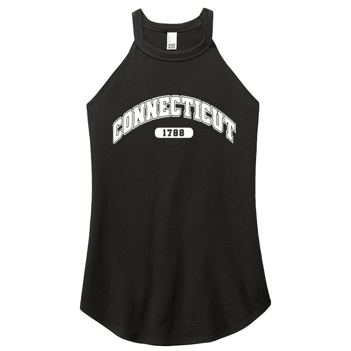 Connecticut Collegiate Style 1788 Women's Perfect Tri Rocker Tank