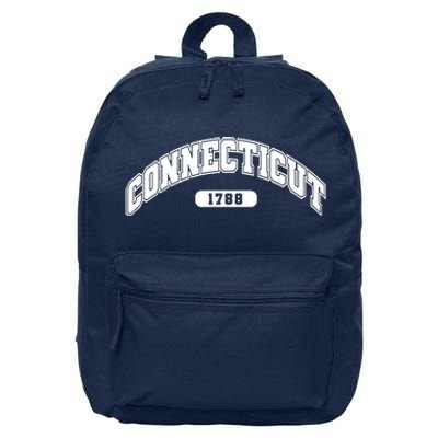 Connecticut Collegiate Style 1788 16 in Basic Backpack