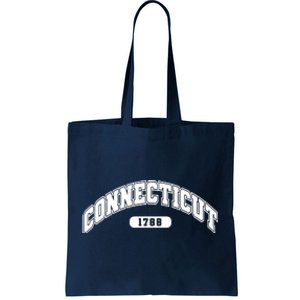 Connecticut Collegiate Style 1788 Tote Bag