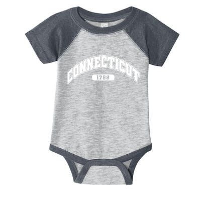 Connecticut Collegiate Style 1788 Infant Baby Jersey Bodysuit