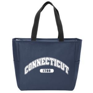 Connecticut Collegiate Style 1788 Zip Tote Bag