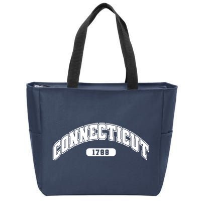 Connecticut Collegiate Style 1788 Zip Tote Bag