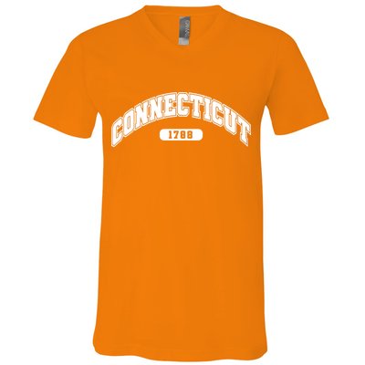 Connecticut Collegiate Style 1788 V-Neck T-Shirt