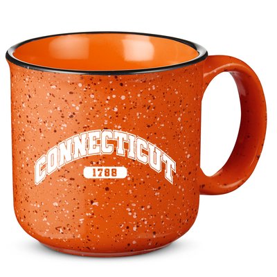 Connecticut Collegiate Style 1788 15oz Campfire Ceramic Mug