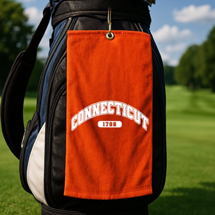 Connecticut Collegiate Style 1788 Golf Towel