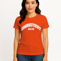 Connecticut Collegiate Style 1788 Womens T-Shirt