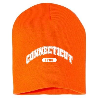 Connecticut Collegiate Style 1788 Short Acrylic Beanie