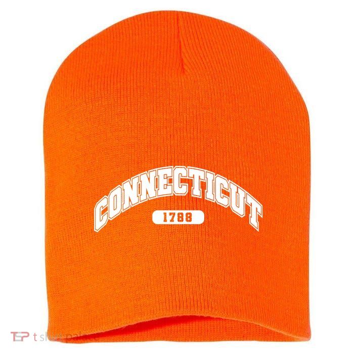 Connecticut Collegiate Style 1788 Short Acrylic Beanie