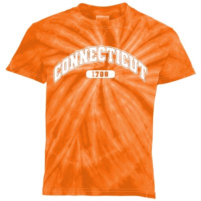 Connecticut Collegiate Style 1788 Kids Tie-Dye T-Shirt