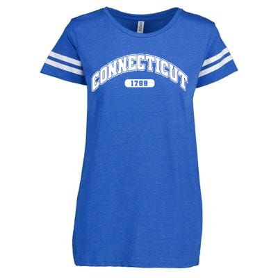 Connecticut Collegiate Style 1788 Enza Ladies Jersey Football T-Shirt