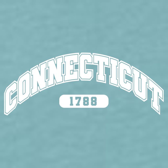 Connecticut Collegiate Style 1788 Sueded Cloud Jersey T-Shirt