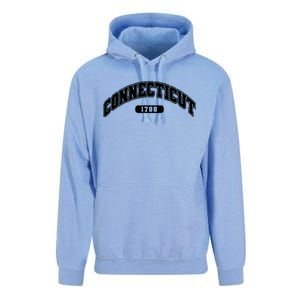 Connecticut Collegiate Style 1788 Unisex Surf Hoodie