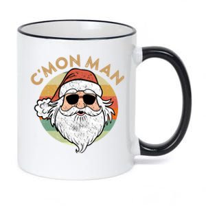 CMon Cool Santa Funny Political Christmas Quote Meme Gift 11oz Black Color Changing Mug