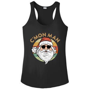 CMon Cool Santa Funny Political Christmas Quote Meme Gift Ladies PosiCharge Competitor Racerback Tank