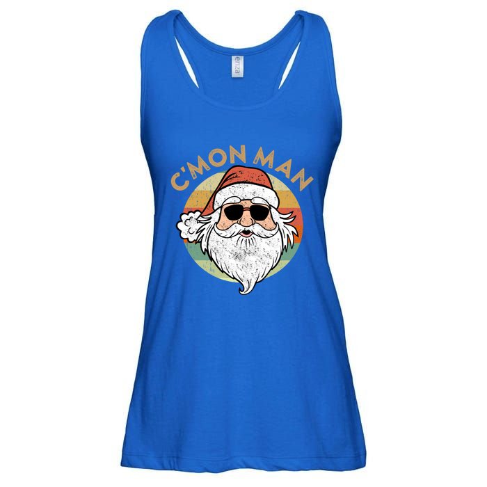 CMon Cool Santa Funny Political Christmas Quote Meme Gift Ladies Essential Flowy Tank