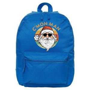 CMon Cool Santa Funny Political Christmas Quote Meme Gift 16 in Basic Backpack