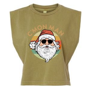 CMon Cool Santa Funny Political Christmas Quote Meme Gift Garment-Dyed Women's Muscle Tee