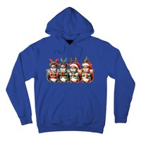 Cute Christmas Squirrels Lights Xmas Animal Squirrel Lover Cute Gift Hoodie