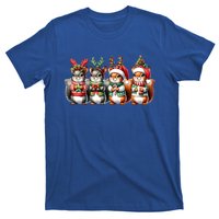 Cute Christmas Squirrels Lights Xmas Animal Squirrel Lover Cute Gift T-Shirt