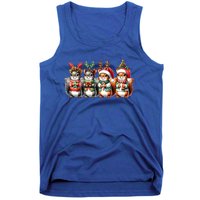 Cute Christmas Squirrels Lights Xmas Animal Squirrel Lover Cute Gift Tank Top