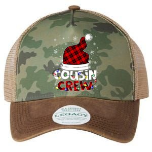 Cousin Crew Santa Hat Buffalo Red Plaid Xmas Light Meaningful Gift Legacy Tie Dye Trucker Hat