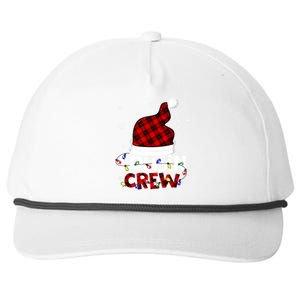 Cousin Crew Santa Hat Buffalo Red Plaid Xmas Light Meaningful Gift Snapback Five-Panel Rope Hat