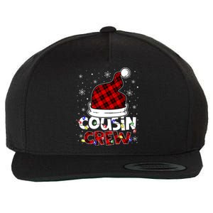 Cousin Crew Santa Hat Buffalo Red Plaid Xmas Light Meaningful Gift Wool Snapback Cap