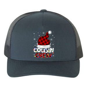 Cousin Crew Santa Hat Buffalo Red Plaid Xmas Light Meaningful Gift Yupoong Adult 5-Panel Trucker Hat